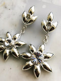 Vintage Retro Crystal Earrings